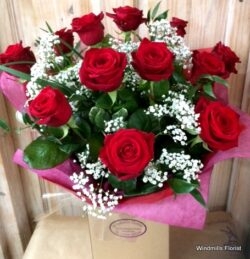 Red Rose Handtied